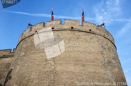 Image of Historic city wall of Xian, China