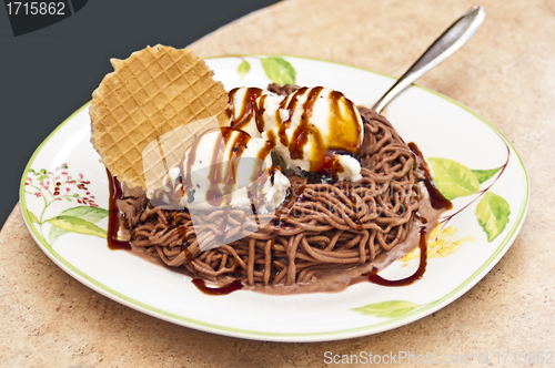 Image of ice cream Spaghetti