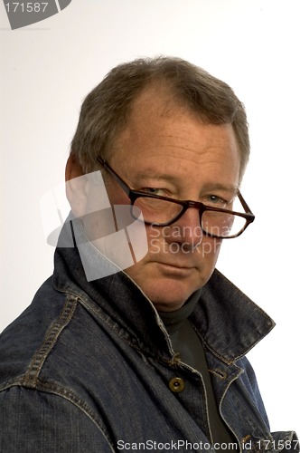 Image of man in denim jacket