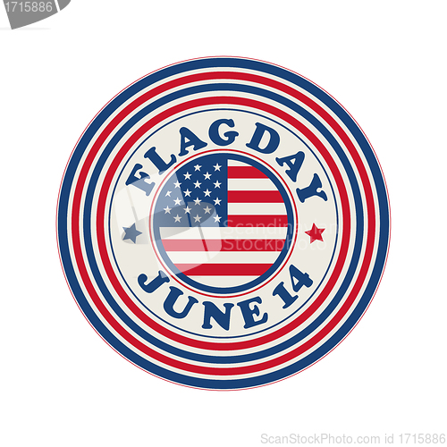 Image of Flag Day stamp