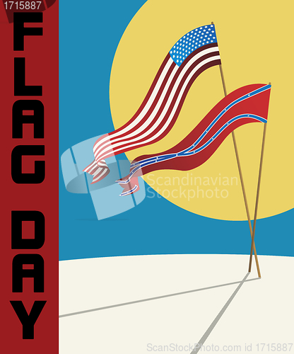 Image of Flag Day card