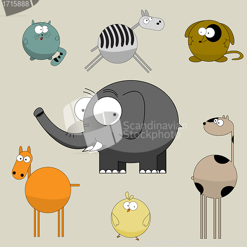 Image of Funny cartoon characters