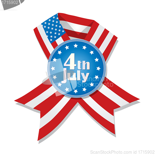 Image of 4th of July badge
