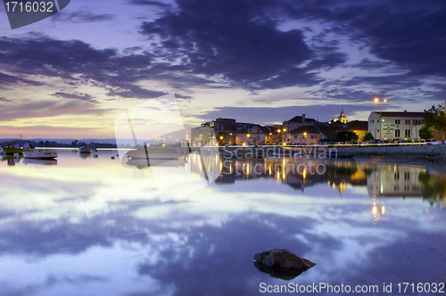 Image of Bay at night