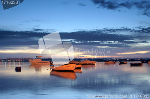 Image of Bay at night