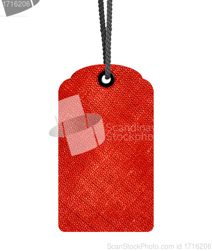 Image of Red Blank price tag