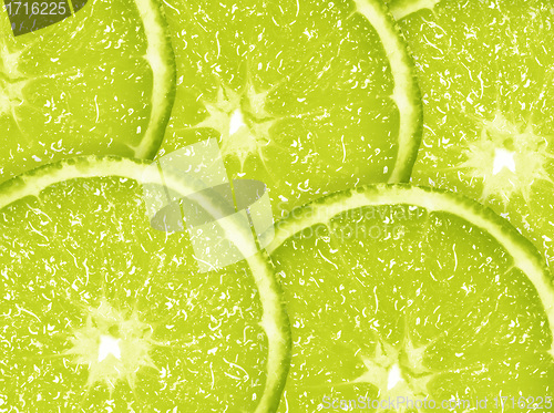 Image of Slice of fresh lime