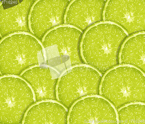 Image of Slice of fresh lime