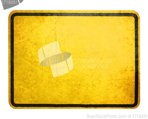 Image of Yellow Sign