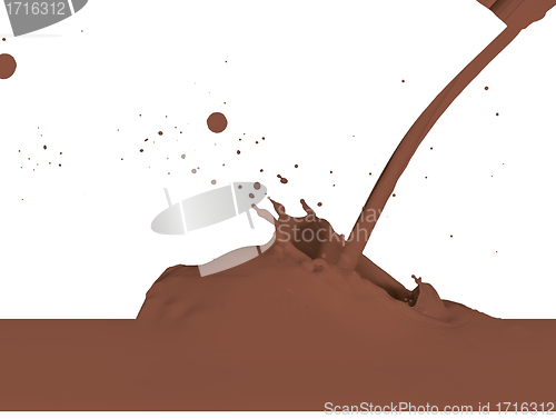 Image of splashing milk
