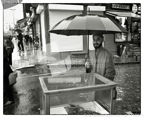 Image of Waiting in the rain