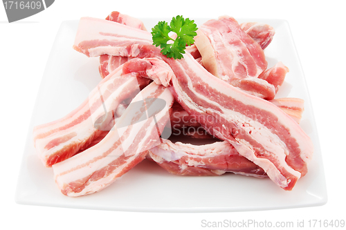 Image of Plate of bacon