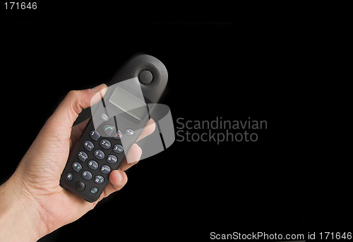 Image of Holding a phone