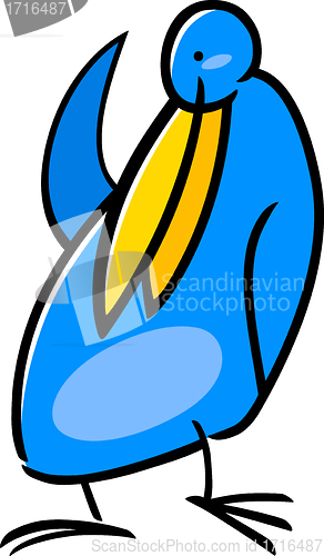 Image of cartoon doodle of bird