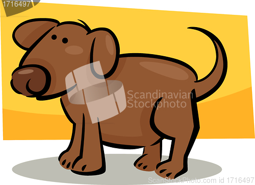 Image of cartoon doodle of dog