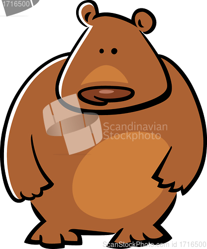 Image of cartoon doodle of bear