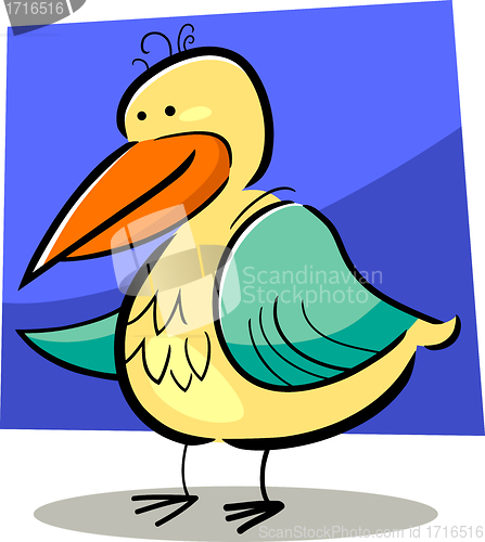 Image of cartoon doodle of bird