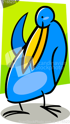 Image of cartoon doodle of bird