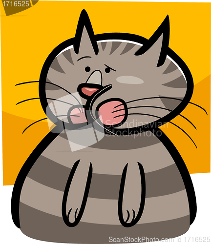 Image of cartoon doodle of cat
