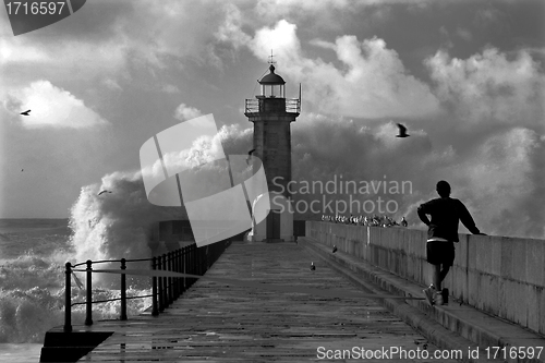 Image of Lighthouse, Foz do Douro, Portugal