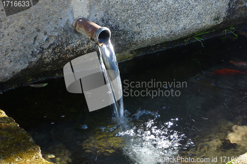 Image of water fountain, water fountain of life, nature