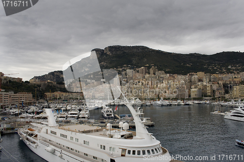 Image of Boats in European Port