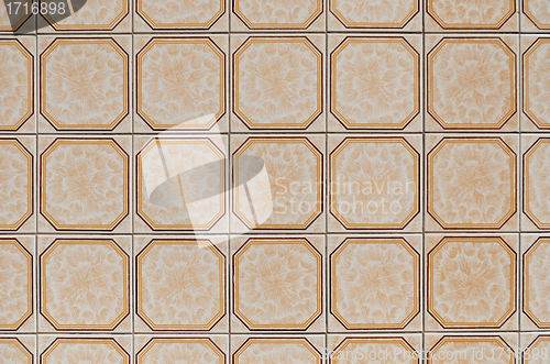 Image of Traditional Portuguese glazed tiles