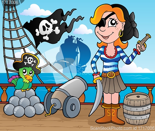 Image of Pirate ship deck theme 8