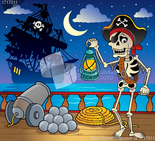 Image of Pirate ship deck theme 7