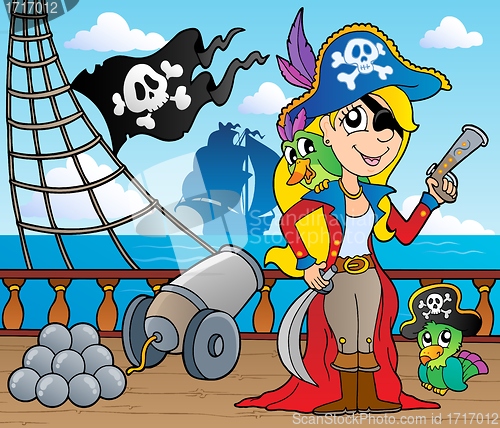 Image of Pirate ship deck theme 9