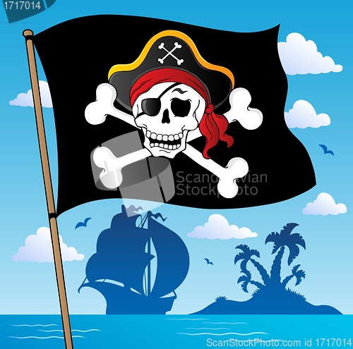 Image of Pirate banner theme 2