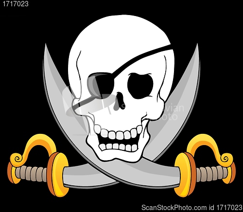 Image of Pirate skull theme 3