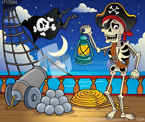 Image of Pirate ship deck theme 6