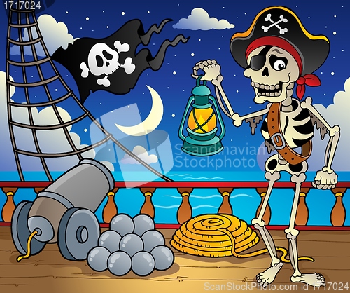 Image of Pirate ship deck theme 6