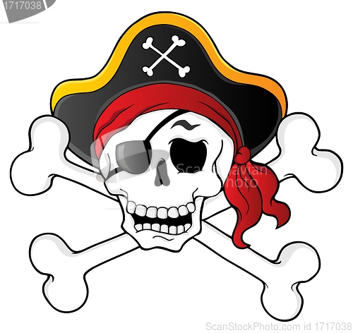 Image of Pirate skull theme 1