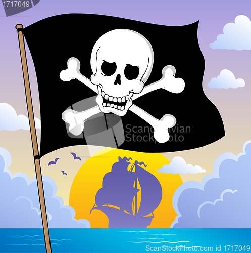 Image of Pirate banner theme 3