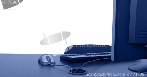 Image of Empty office desk