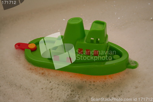 Image of Colourful toyboat