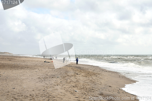 Image of Anglers on Beach