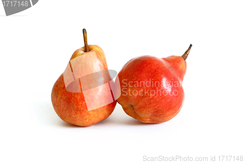 Image of tasty red pears