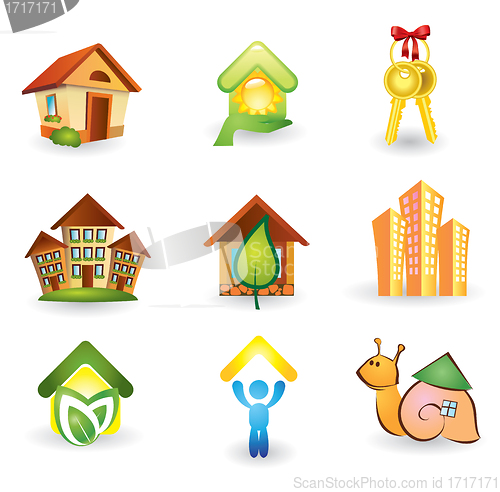 Image of Real Estate -  Icon Set