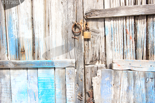 Image of Old door in Santorini