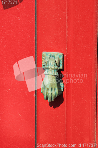 Image of Old door in Santorini