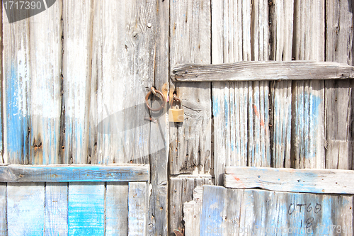 Image of Old door in Santorini