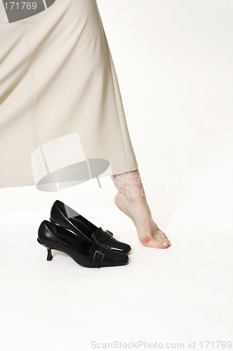 Image of woman bare foot