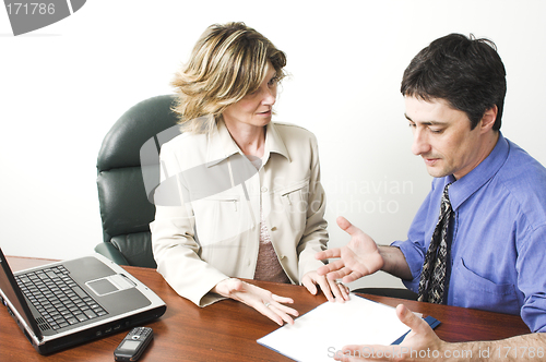 Image of business team working