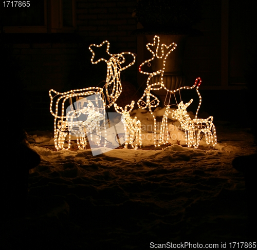 Image of Reindeer Christmas decoration