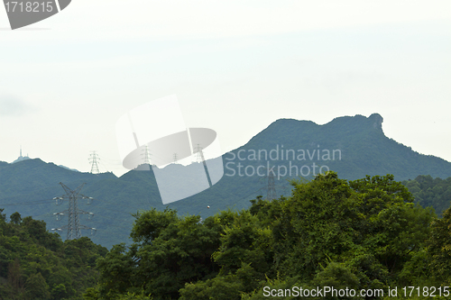 Image of Lion Rock hill in Hong Kong