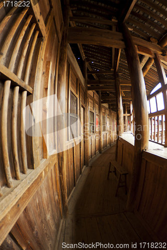 Image of Interior of Tulou in China