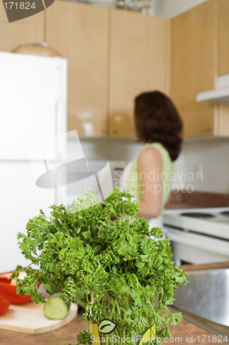 Image of opening the fridge